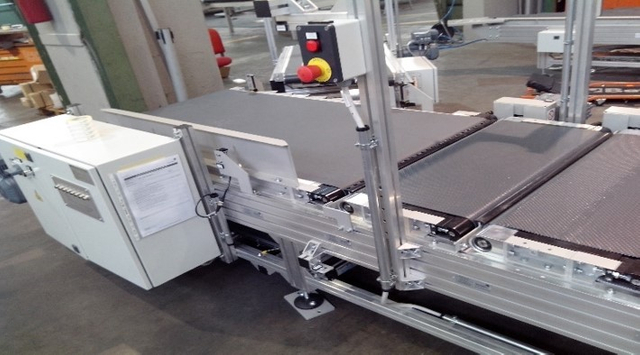 Airport conveyor line assembly