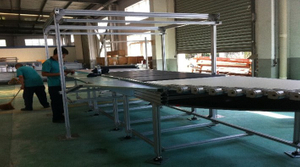 Airport conveyor line manufacturing and assembly