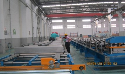 Metal tile manufacturing, assembly and commissioning